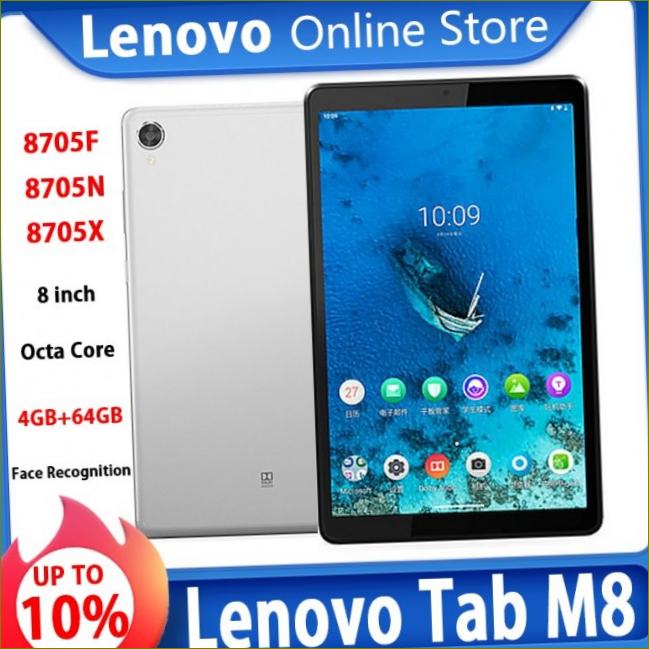 Lenovo YOGA Tab M8 Smart Tablet 8705F/N 8 hüvelykes 3G / 4G RAM 32G / 64G ROM Octa Core WiFi / LTE verzió 5100mAh arcfelismeréssel FHD dolby|Planets| Aliexpress