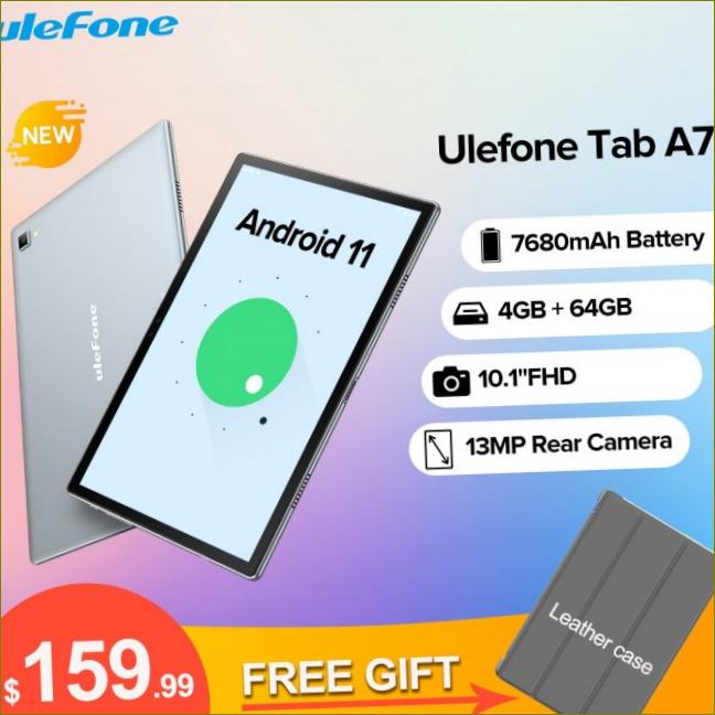 Ulefone Tab A7 Android 11 7680mAh táblagép 10.1