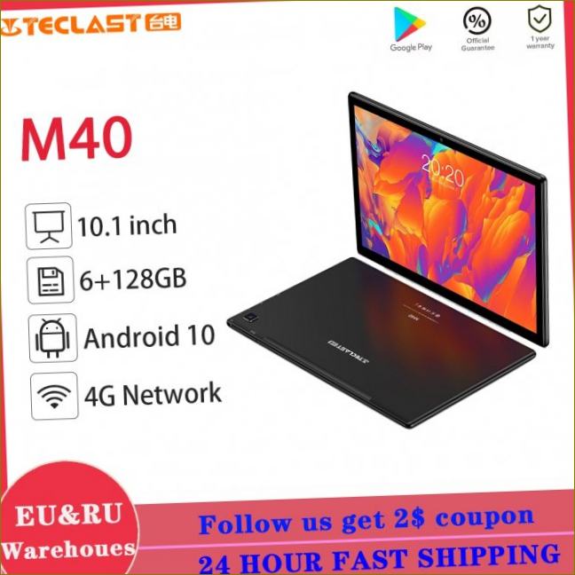 Teclast M40 Android 10 táblagépek 4G hálózat 10,1 hüvelykes T618 nyolcmagos kettős telefonhívás 1920x1200 6GB RAM 128GB ROM Tablet PC|Táblagépek|AlieXpress